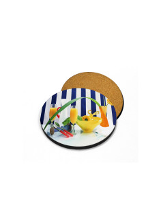 Sublimation Round Coaster with Cork 2