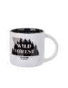 Tasse bicolore de 14 oz (noir)