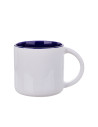 Tasse bicolore de 14 oz (bleu foncé)