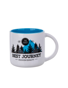 14oz Two-Tone Color Mug (Light Blue) 2