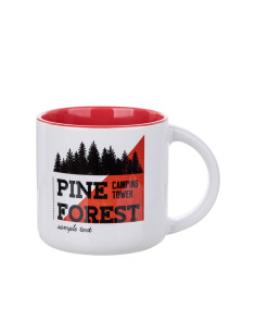 14oz Two-Tone Color Mug (Red) 2