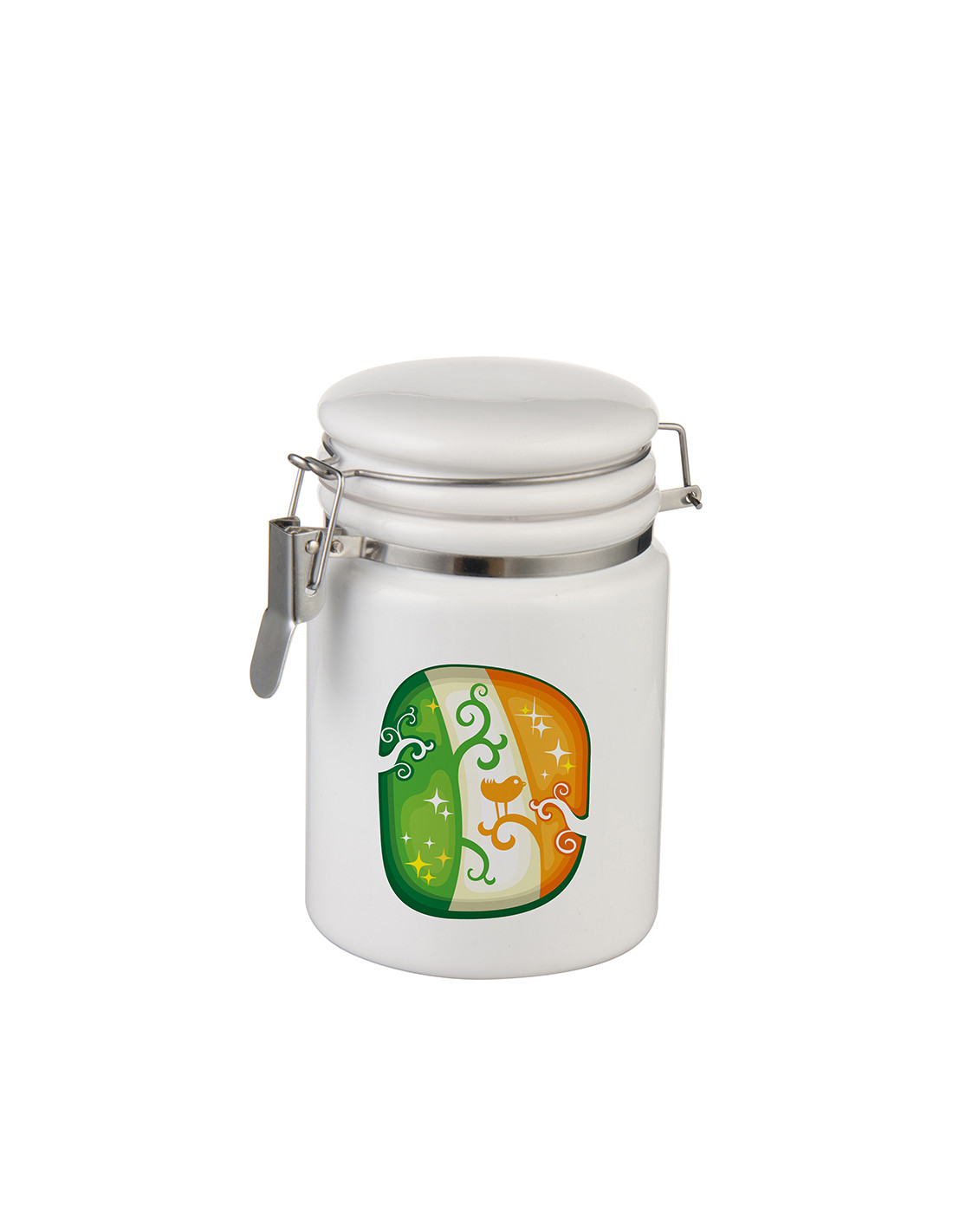Pot de stockage en céramique de 14 oz avec fermeture de balle 