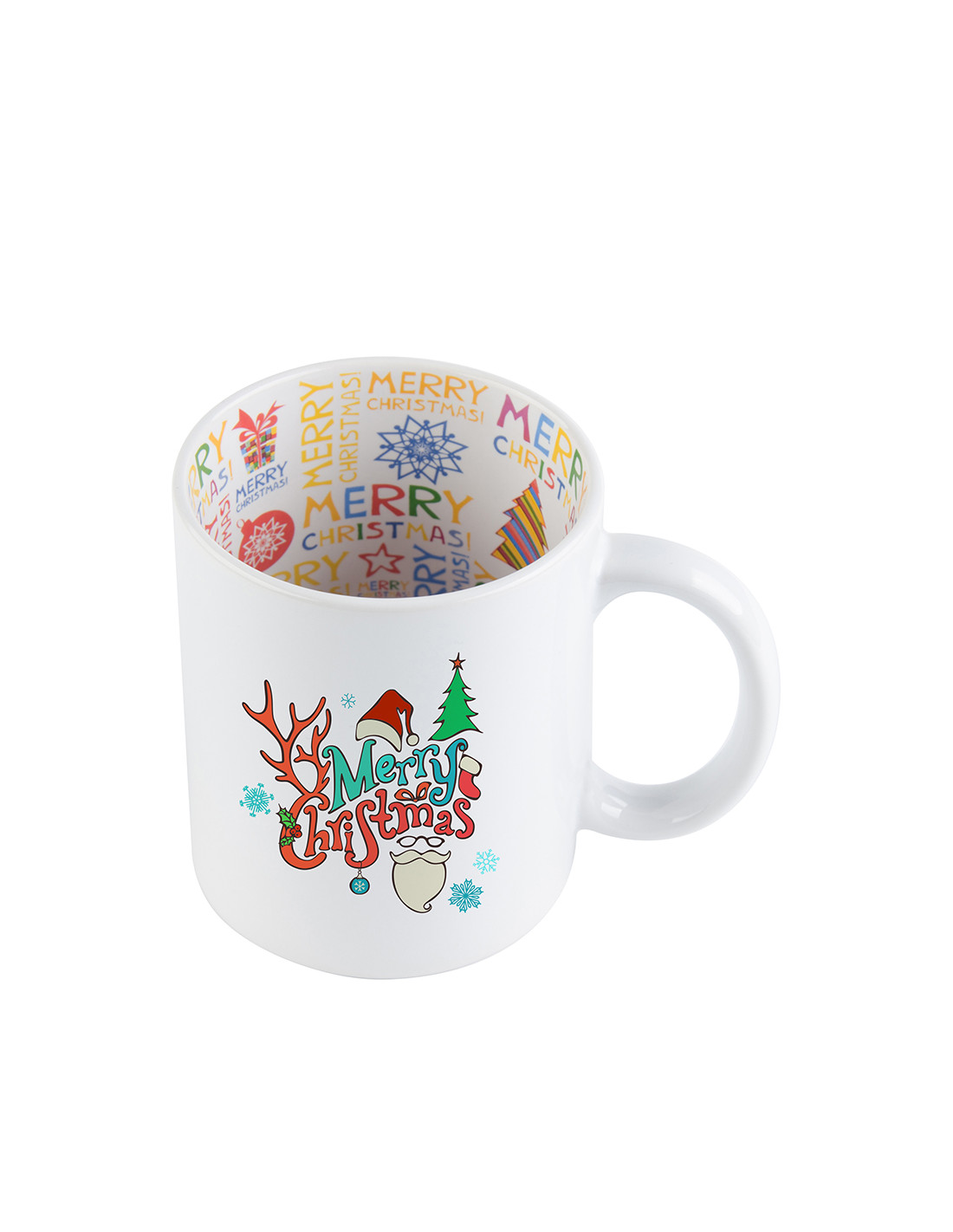 Tasse à devise de 11 oz (Joyeux Noël)