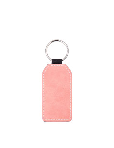 PU Leather Key Chain(Pink, Barrel)