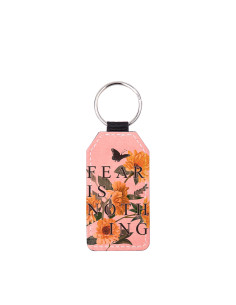 PU Leather Key Chain(Pink, Barrel) 2