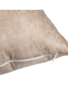 Sublimation Leathaire Pillow Cover (40*40cm, Brown) 2