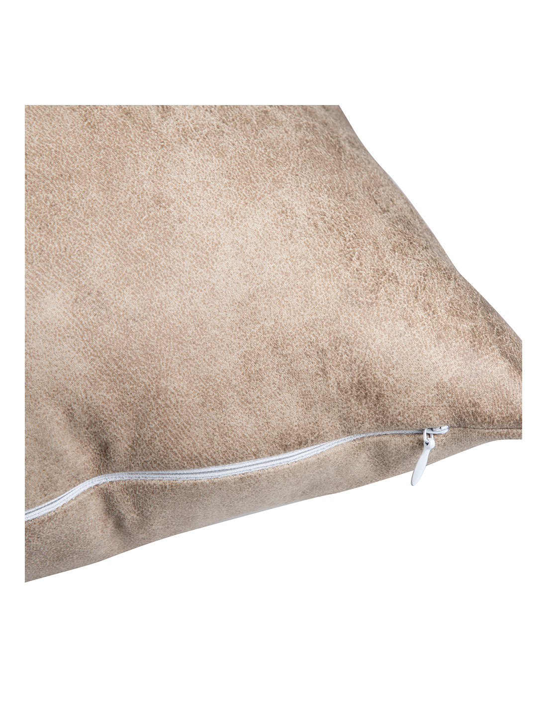 Housse de coussin en cuir par sublimation (40 x 40 cm, marron)