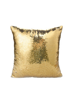 Flip Sequin Pillow Cover(Gold w/ Silver)                      