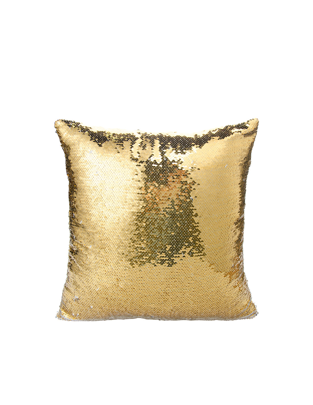 Housse de coussin à paillettes (or et argent)                      