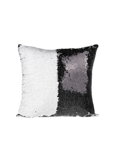 Flip Sequin Pillow Cover(Black/white) 2