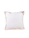 Housse de coussin à paillettes (Champagne avec blanc)  