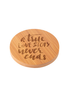 Round Bamboo Coaster(9.5cm) 2