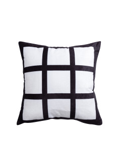 Sublimation 9 Panel Plush Pillow Cover (40*40cm/15.75"x15.75")