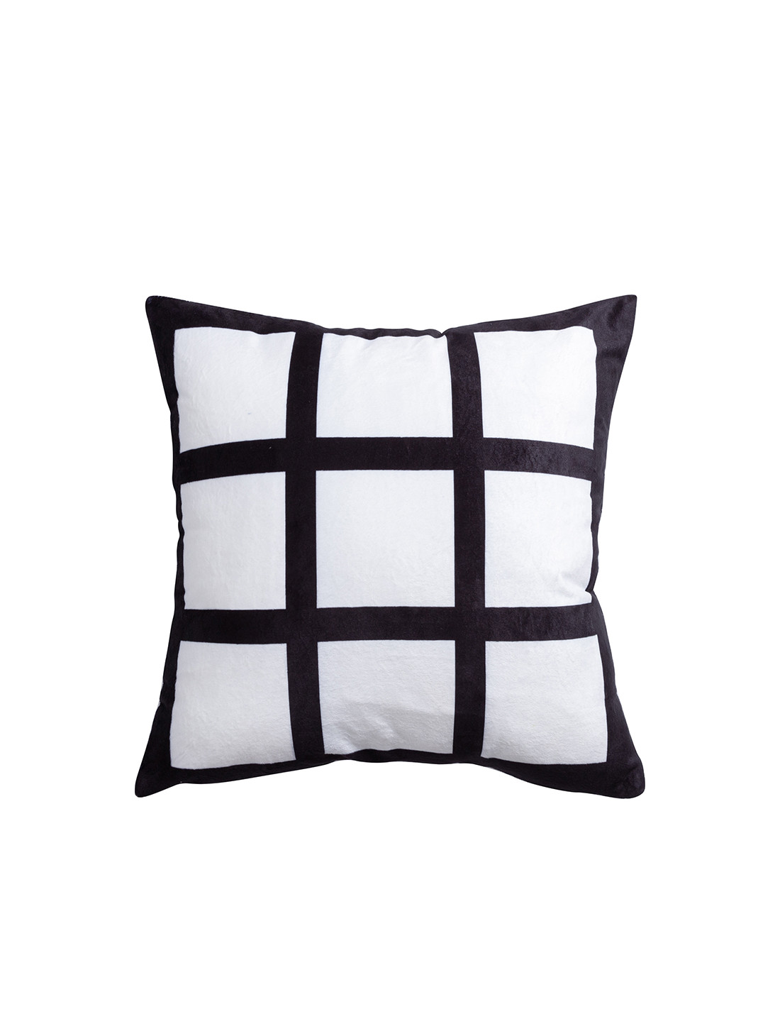 Housse de coussin en peluche à 9 panneaux par sublimation (40*40cm/15.75"x15.75")