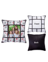 Housse de coussin en peluche à 13 panneaux par sublimation (40*40cm/15.75"x15.75")