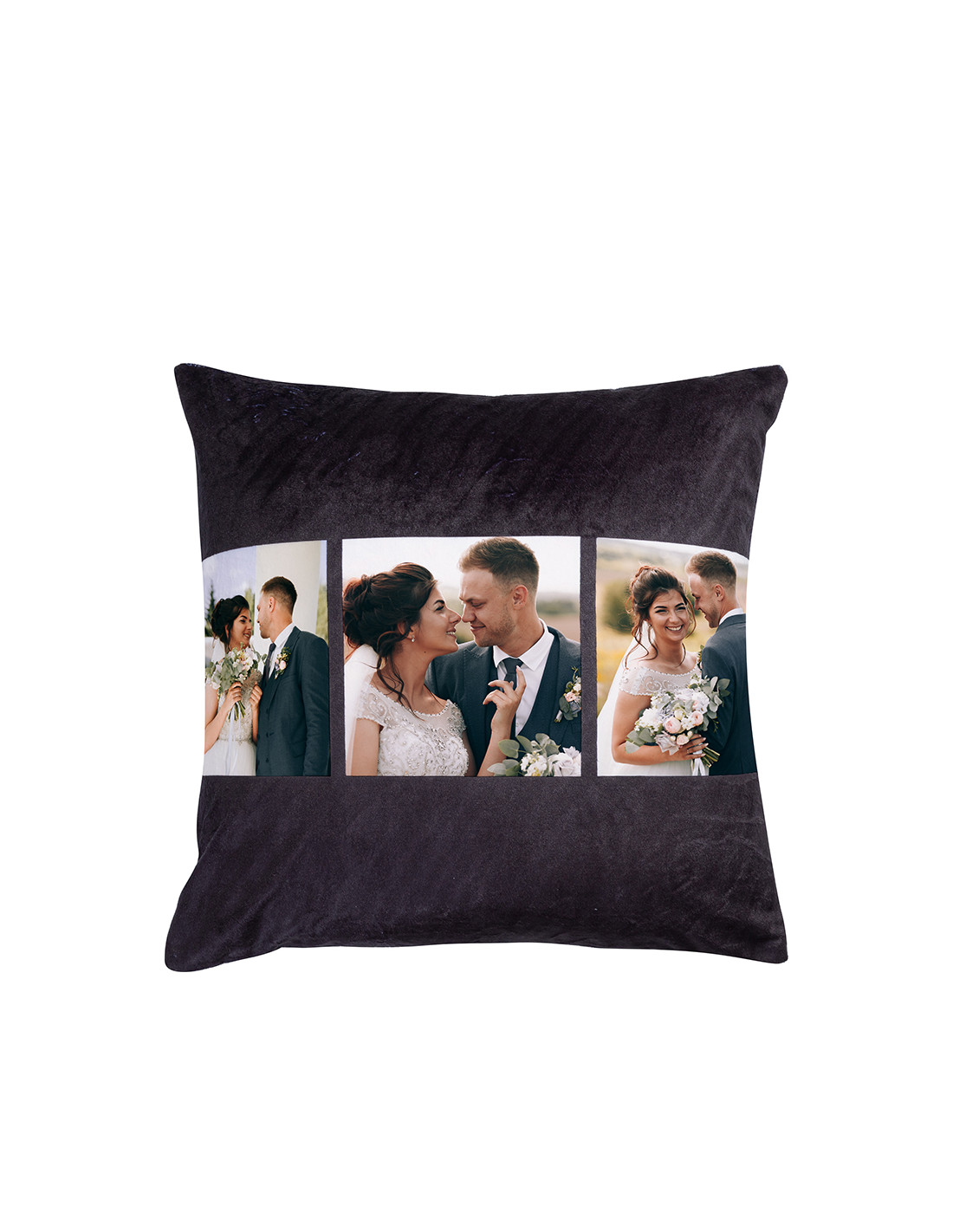 Housse de coussin en peluche à 3 panneaux par sublimation (40*40cm/15.75"x15.75")
