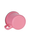 Tasse en émail de 12 oz/360 ml (rose mat)
