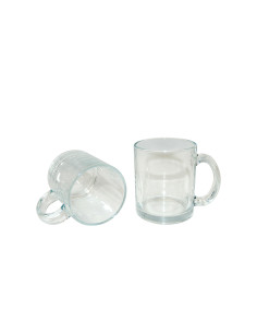 330ml Glass Mugs(Clear)