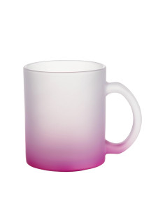 11oz Glass Mugs Gradient Purple