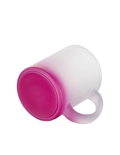 11oz Glass Mugs Gradient Purple 2