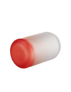 13oz/400ml Glass Mugs Gradient Red 2