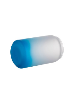 13oz/400ml  Glass Mugs Gradient Light Blue 2