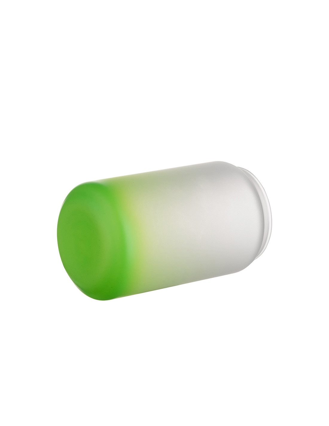 Tasses en verre de 13 oz/400 ml, vert dégradé