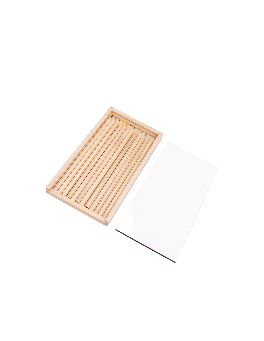 Boîte de rangement pour stylos de couleur avec insert HB (stylo 12 pièces)