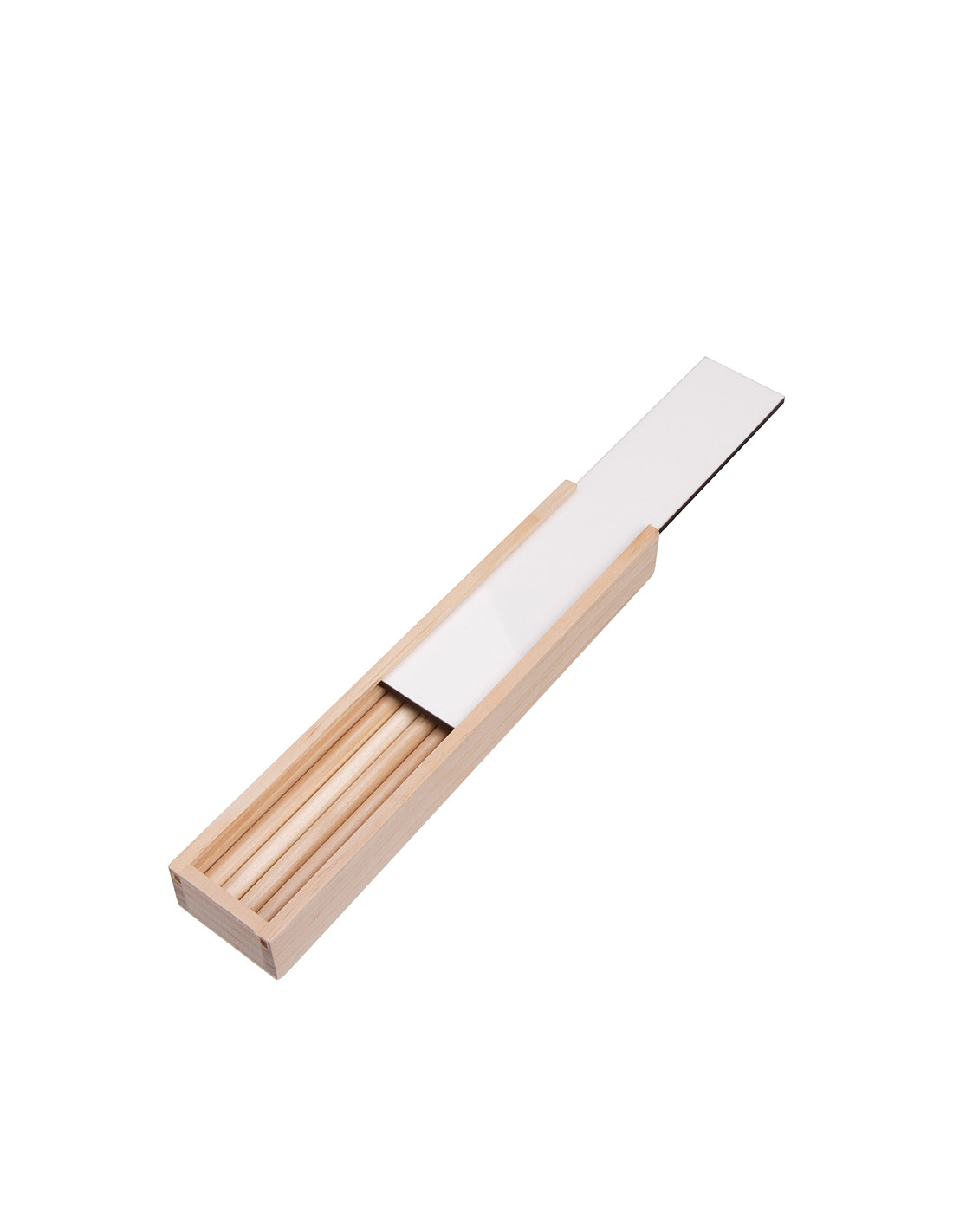 Boîte de rangement pour stylos de couleur avec insert HB (stylo 8 pièces)