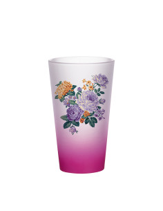 17oz Glass Mug(Gradient Color   Rose Red) 2