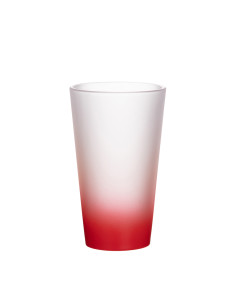 17oz Glass Mug(Gradient Color Red)