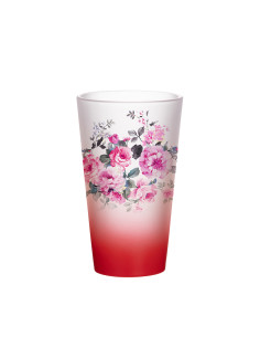 17oz Glass Mug(Gradient Color Red) 2