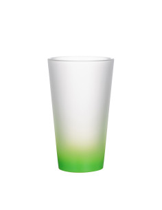 17oz Glass Mug(Gradient Color Green)