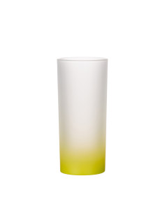 10oz Glass Mug(Gradient Color Lemon Yellow)