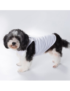 Sublimation Dog Top Tank T-Shirt XS(White) 2