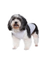 T-shirt débardeur pour chien à sublimation M (blanc)