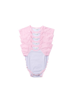 Baby Onesie Short Sleeve Raglan XXL(Pink,18-24M) 2