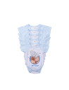 Combinaison bébé manches courtes Raglan XL (bleu clair, 12-18 mois)