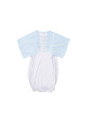 Chemise de nuit bébé manches longues Raglan XXL (bleu clair, 18-24 M)