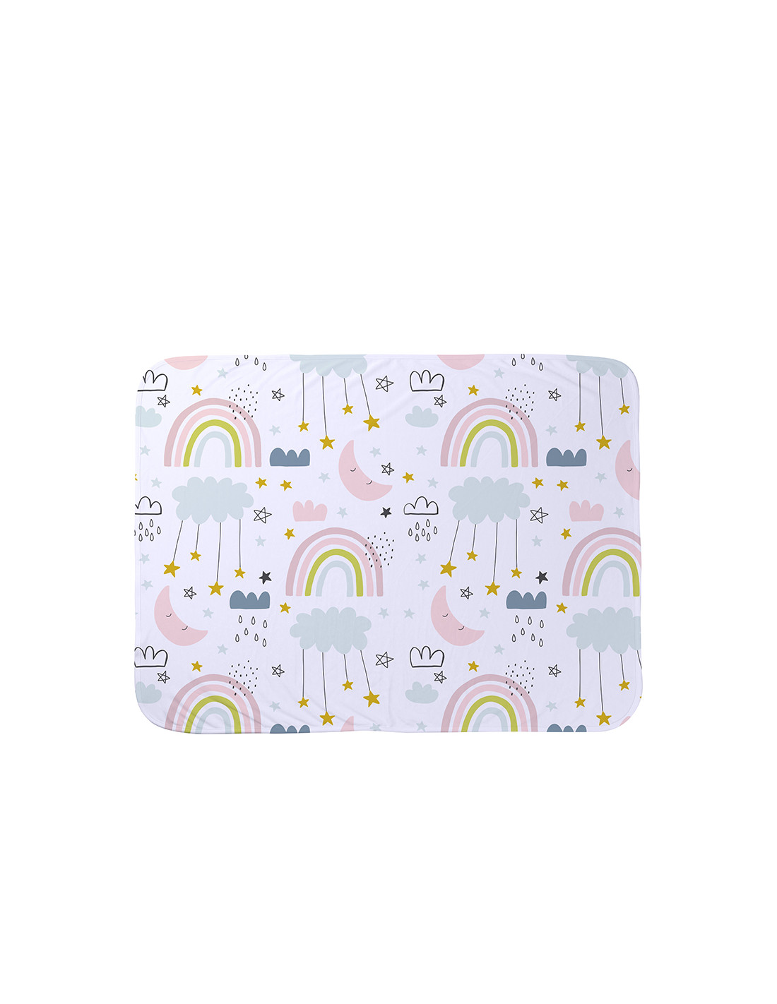 Couverture pour bébé (blanc, 76 x 101 cm)