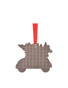3" Christmas Car Metal Ornament 2
