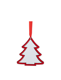 3" Christmas Tree Metal Ornament