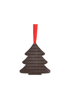 3" Christmas Tree Metal Ornament 2