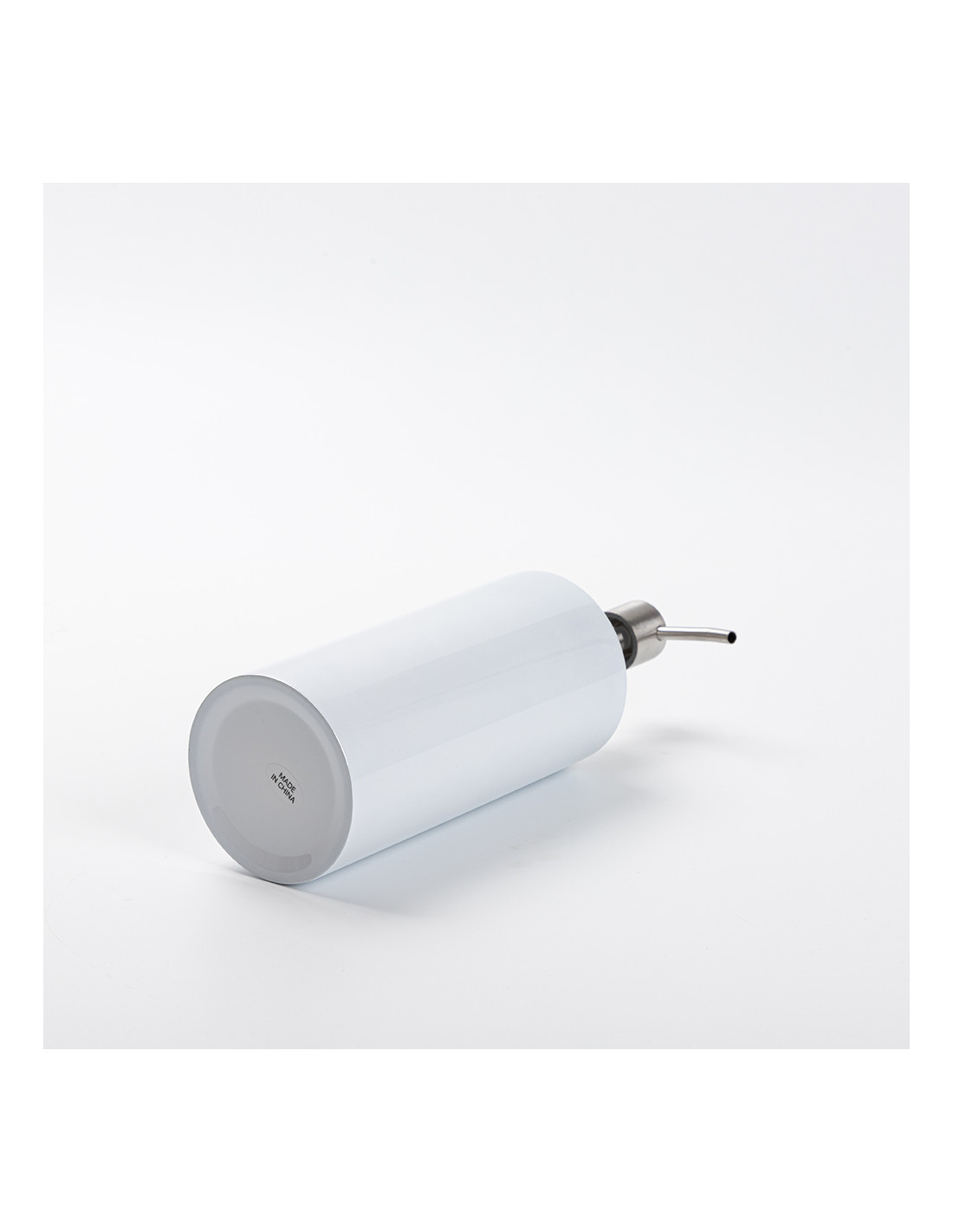 Distributeur de savon en acier inoxydable de 18 oz/550 ml (blanc)
