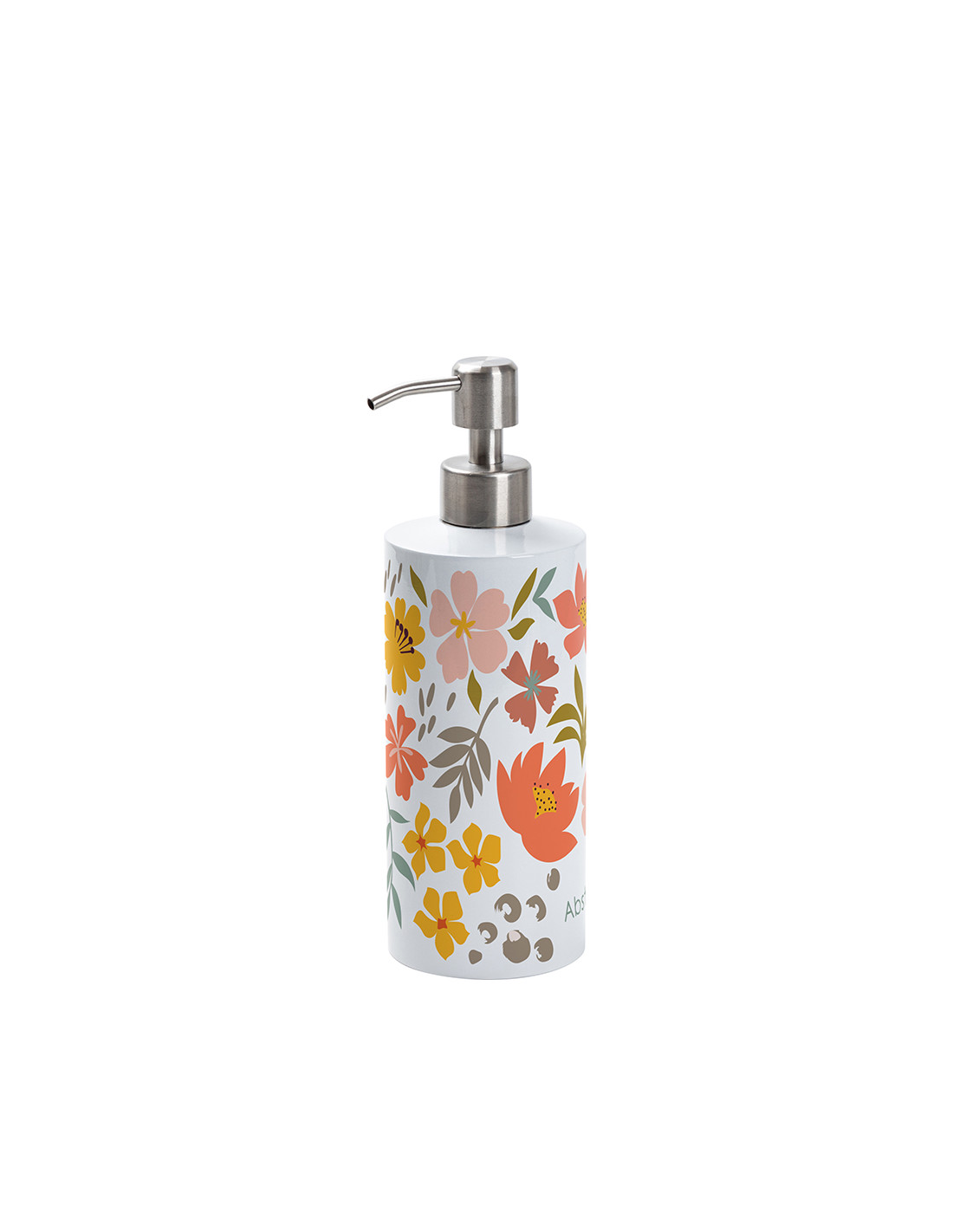 Distributeur de savon en acier inoxydable de 18 oz/550 ml (blanc)
