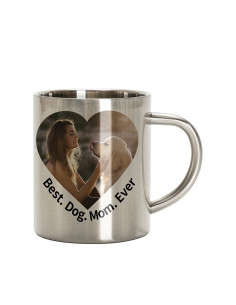 10oz/300ml Stainless Steel Mug (Silver) 2