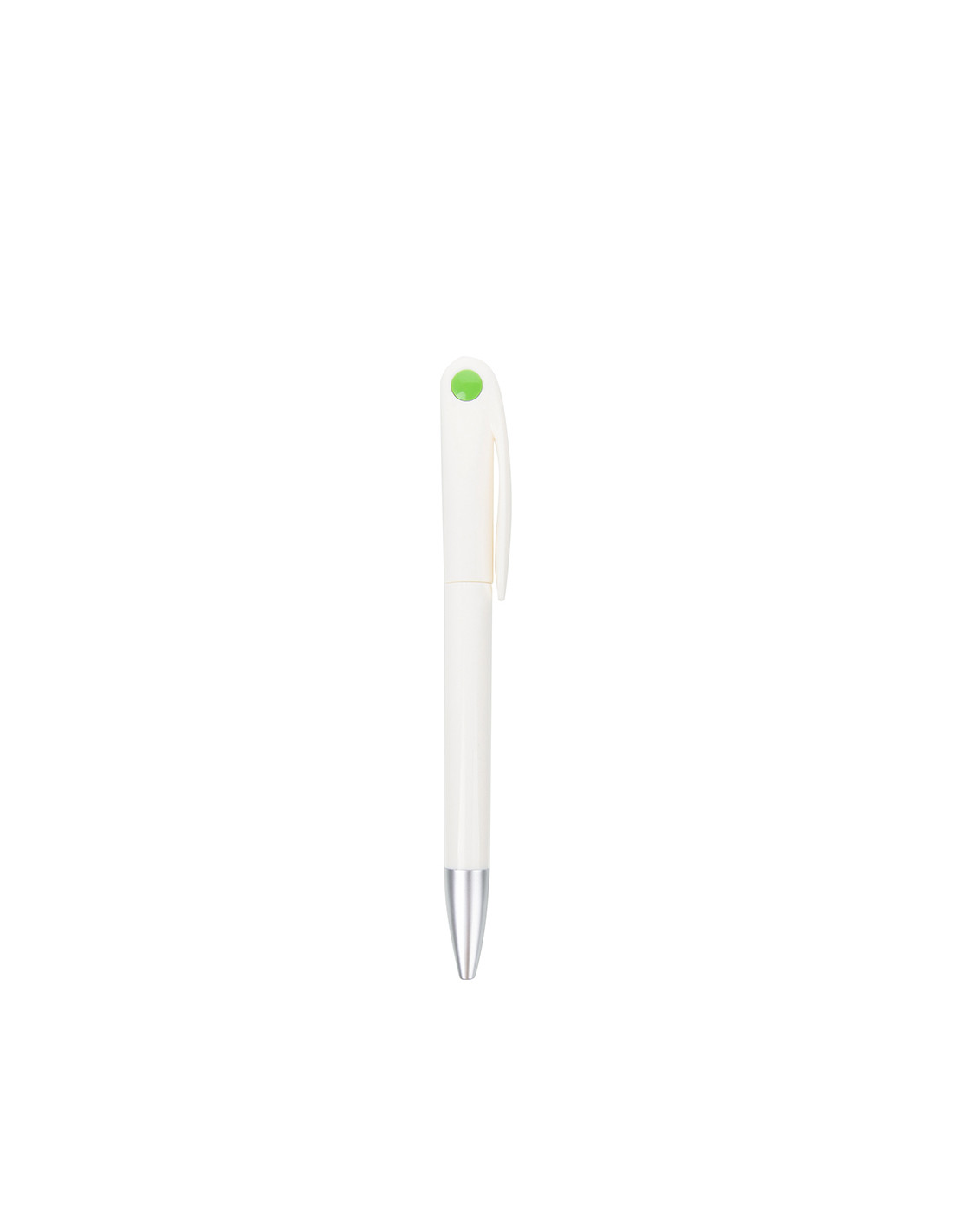 Stylo à bille blanc-bleu