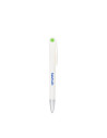 Stylo à bille blanc-bleu
