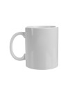 Tasse à revêtement blanc de 11 oz
