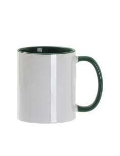 11oz Inner/Handle Color Mug-Green
